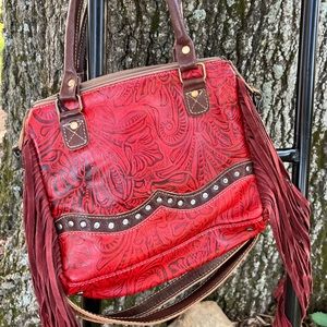 Leather concealed carry purse!